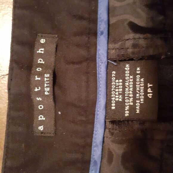 LADIES APOSTROPHE CROP DRESS PANTS 4P - Picture 6 of 7